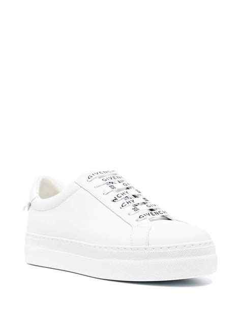 givenchy all white leather sneakers|Givenchy white sneakers women.